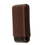 Davidoff cigar case XL-3 leather brown leaf