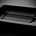 prometheus Metal Ashtrays three grooves in black matte