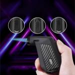 Lighter Turbo Torch Blue Flame Jet Single Transparent Gas Tank