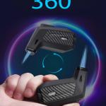 Lighter Turbo Torch Blue Flame Jet Single Transparent Gas Tank