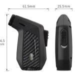 Lighter Turbo Torch Blue Flame Jet Single Transparent Gas Tank