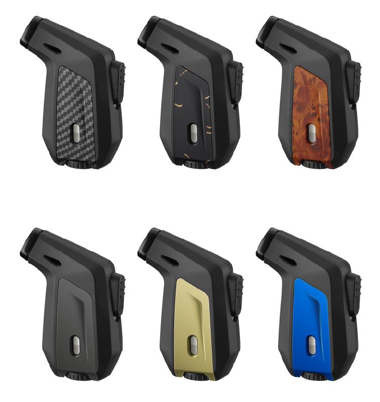 Lighter Turbo Torch Blue Flame Jet Single Transparent Gas Tank