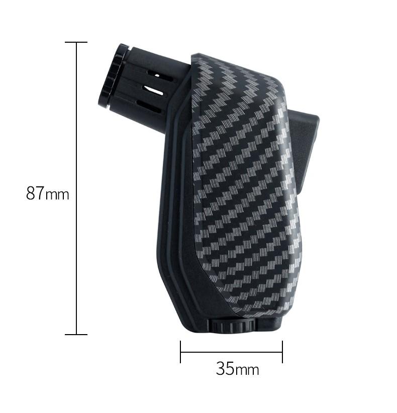 Lighter Dual Turbo Torch Blue Flame Jet Large Capacity Outdoor Windproof Butane Gas