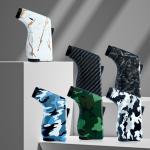 Large Capacity Outdoor Windproof Butane Gas Lighter Turbo Torch Blue Flame Jet Single