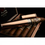 Prometheus Pocket Travel Cigar Tubes Rose Gold H-Tube/TR