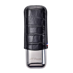 S.T. Dupont Accesorios Case Dandy, Leather, Soft, Black, Metal base, 183015